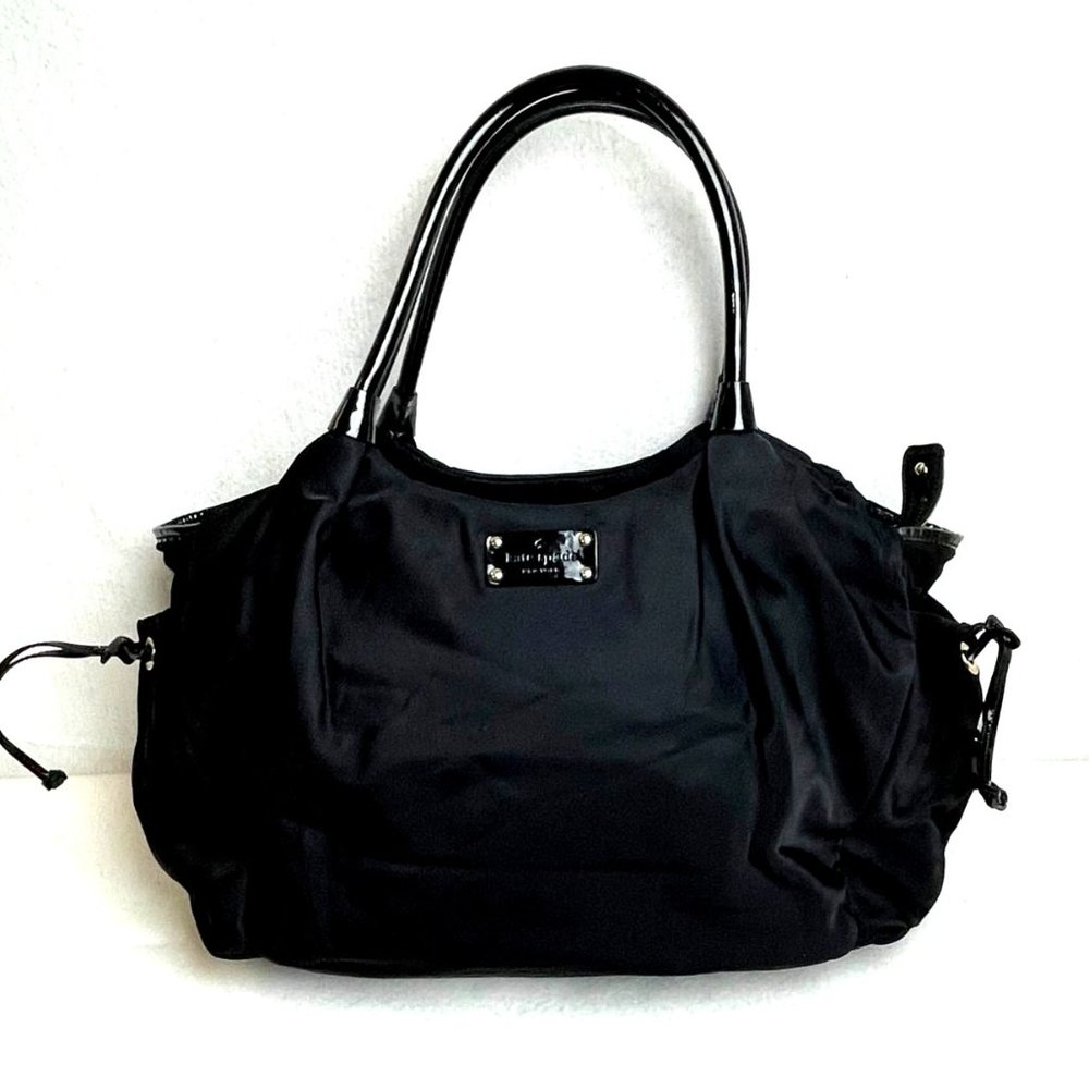 Black Kate Spade Stevie Nylon Baby Bag